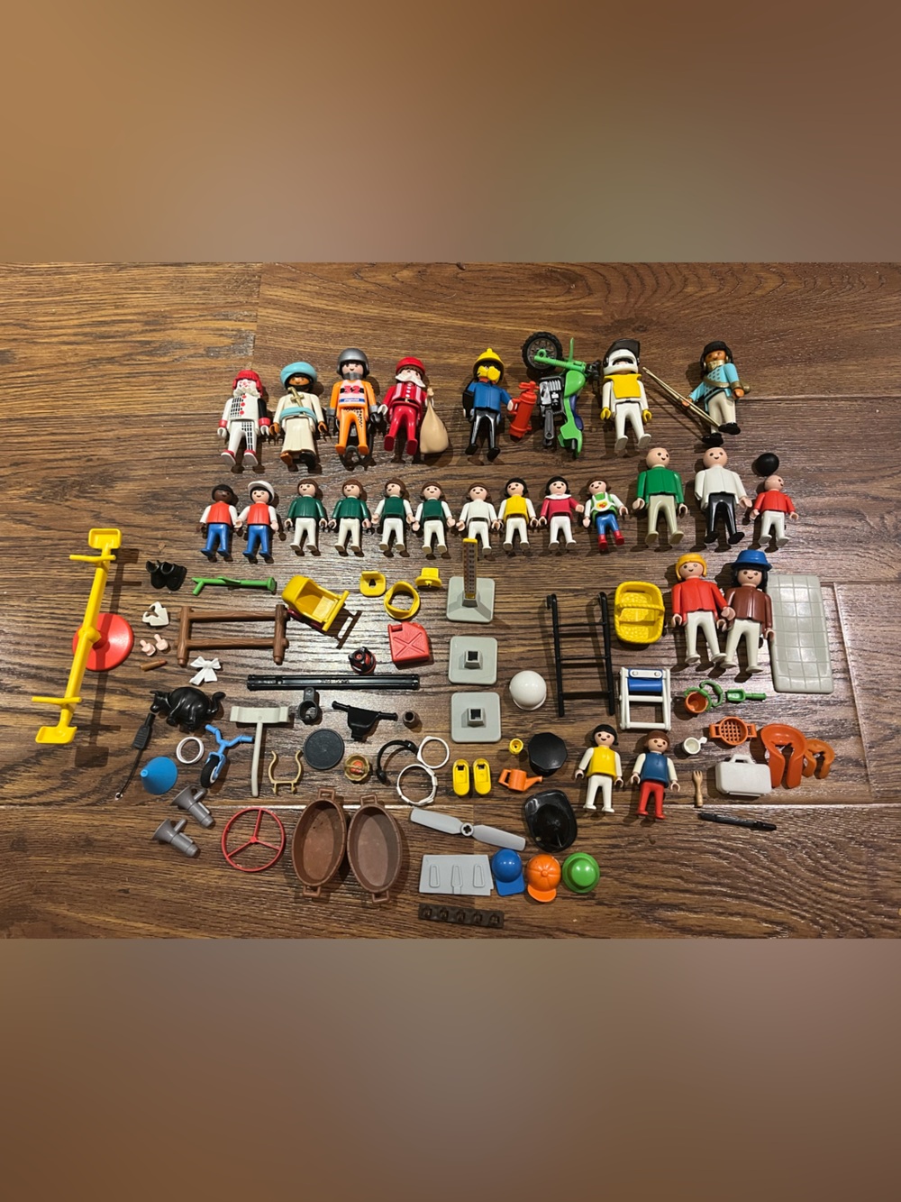Vintage playmobil lot clown camper accessories 3148 people 1980s 90s